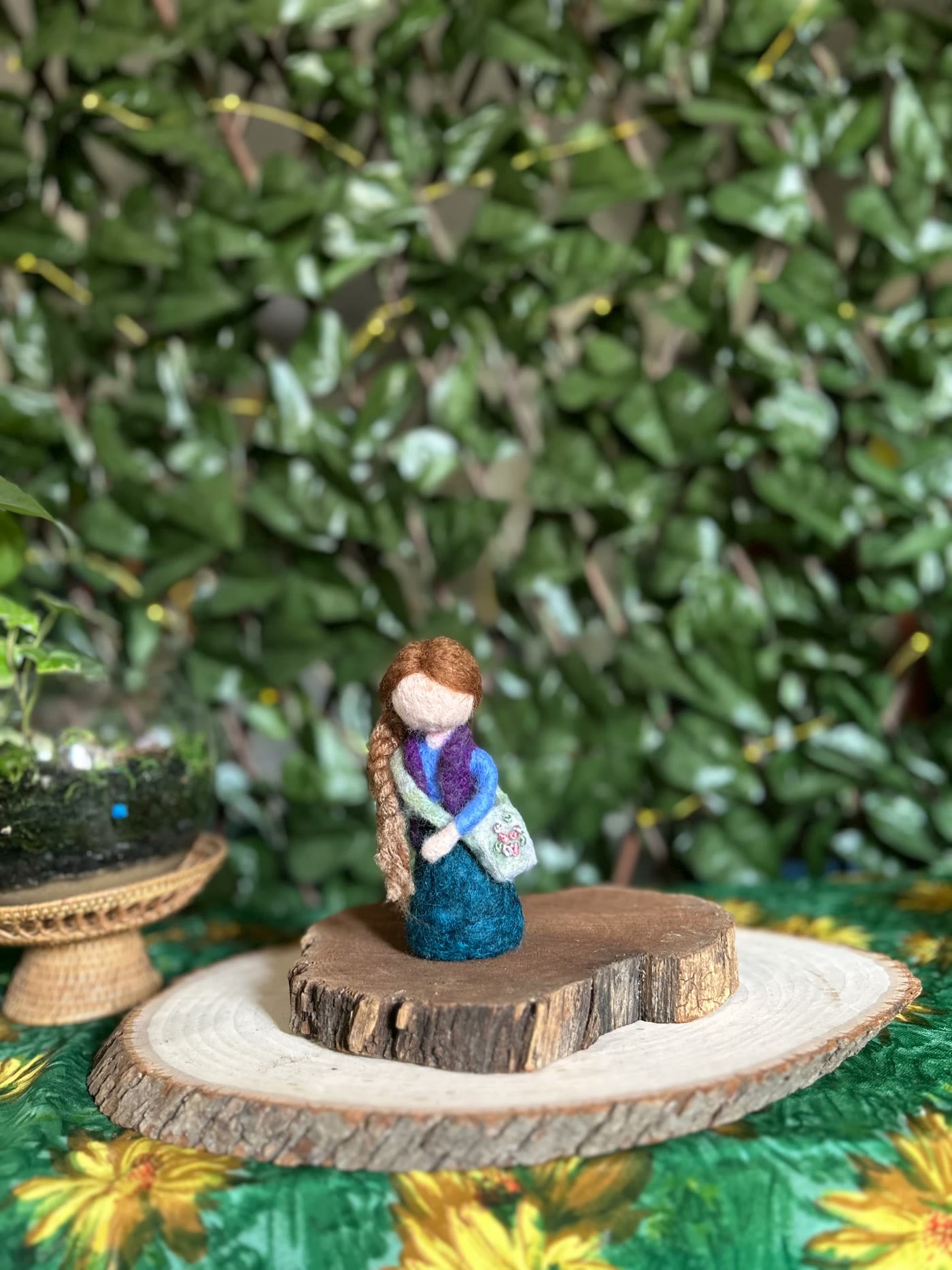 Hand-felted wool artwork by The Felted Fairy — Previously Sold
