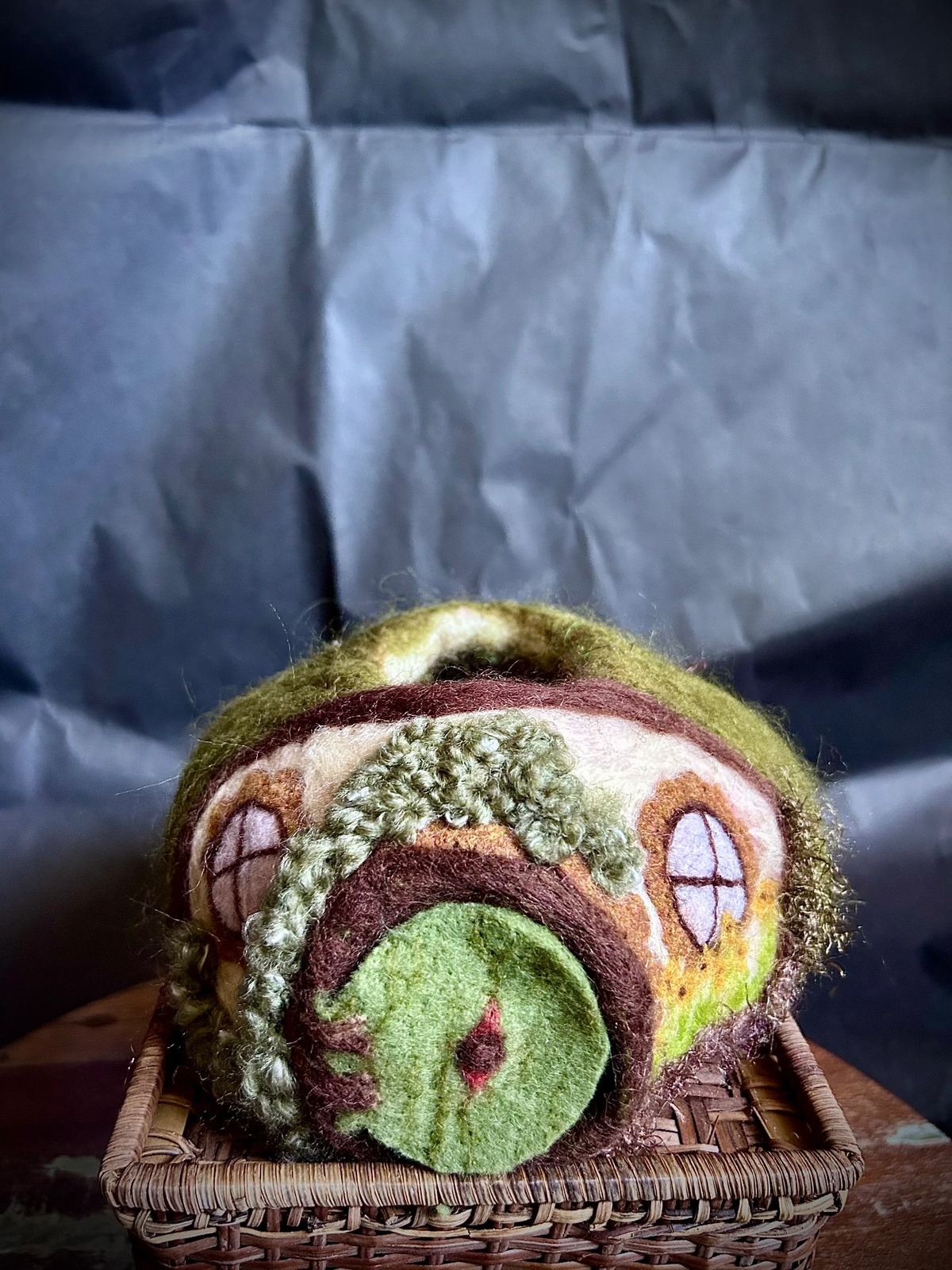 Hand-felted wool artwork by The Felted Fairy — Available
